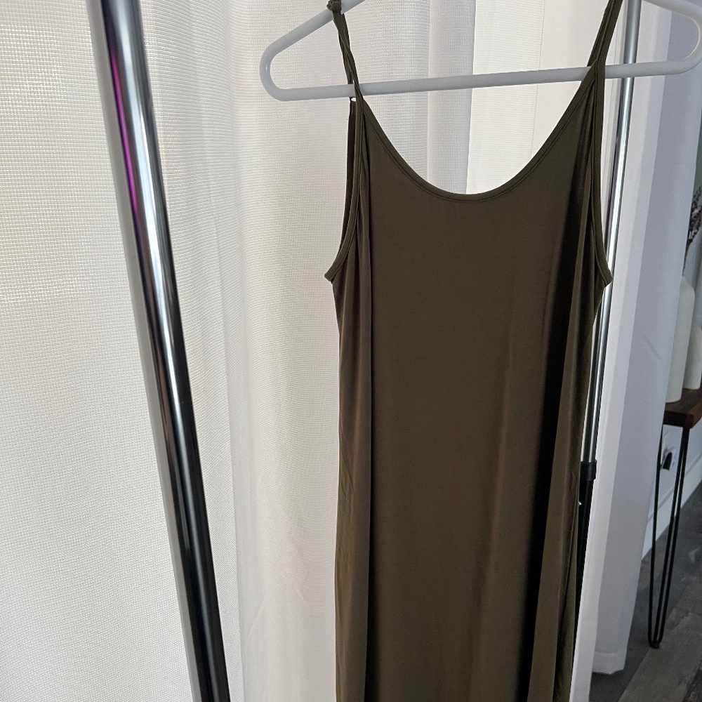 Olive Green Maxi Dress!